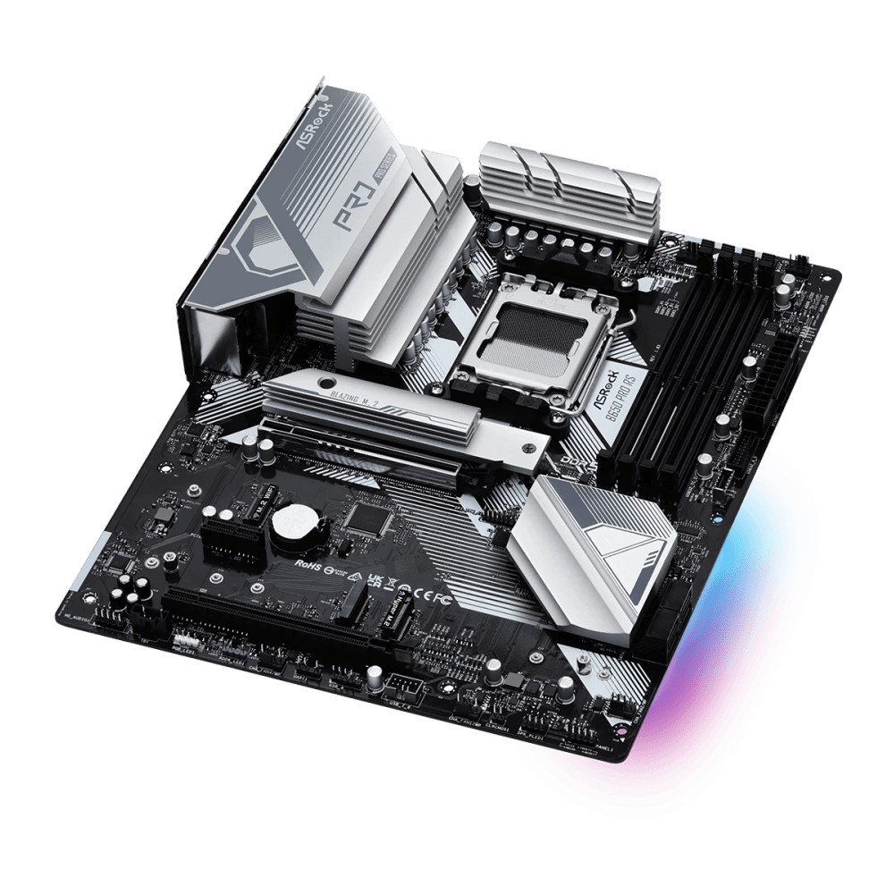 ASRock B650 Pro RS AMD 600 Series ATX Motherboard | 90 - MXBL10 - A0UAYZ | - Vektra Computers LLC ASRock B650 Pro RS AMD 600 Series ATX Motherboard | 90 - MXBL10 - A0UAYZ | - Vektra Computers LLC